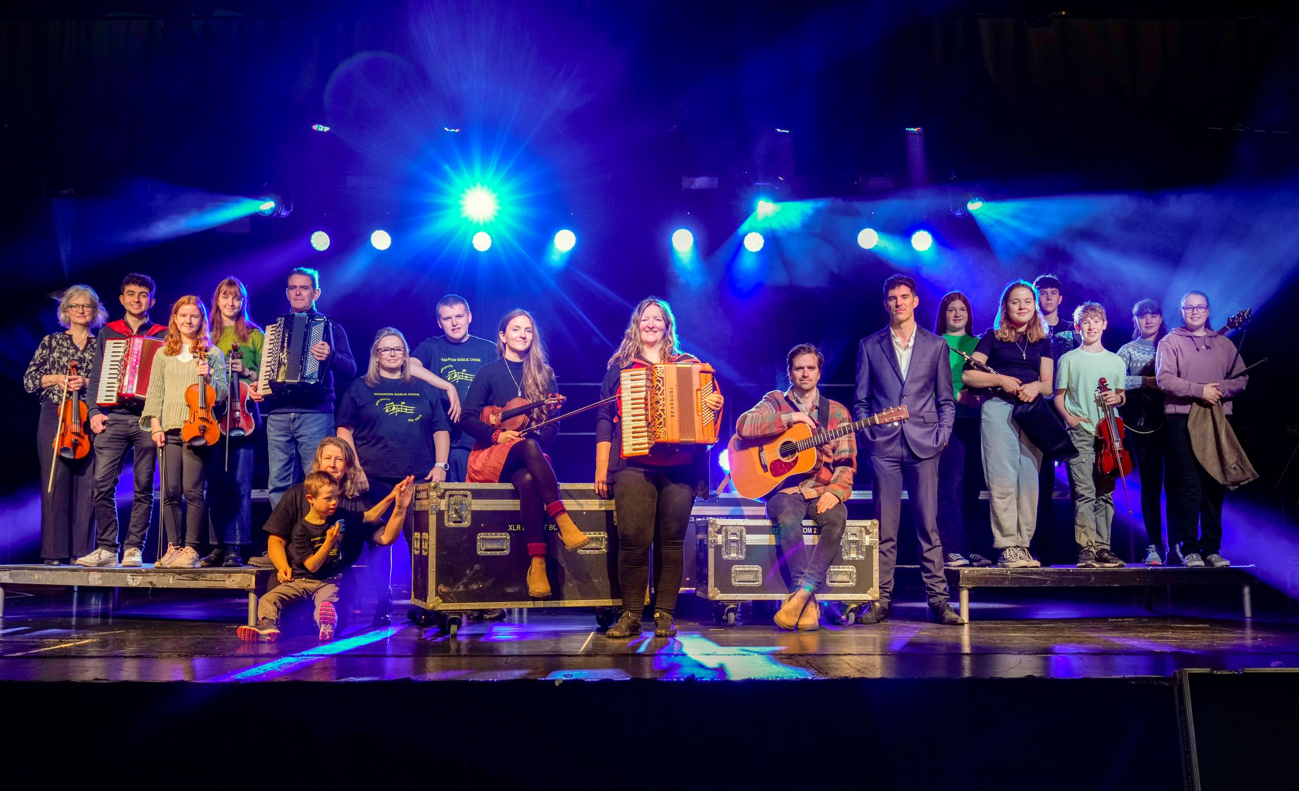 Performers at Oban Mòd. Credit: Elaine Livingstone