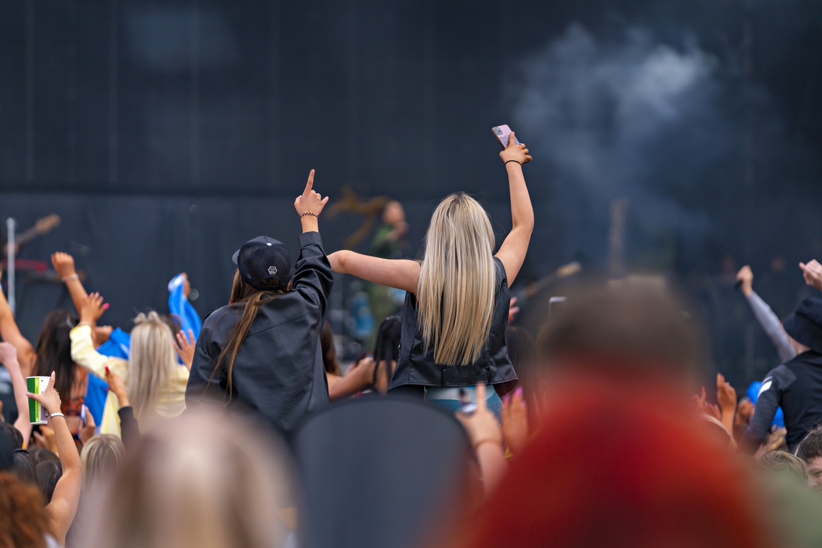 The crowd at the TRNSMT Festival