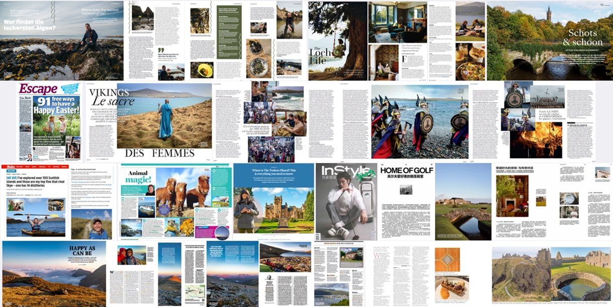 Examples from our global PR activities.